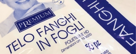 Telo per Fanghi in Fogli in Polietilene HD, 50pz 160x200